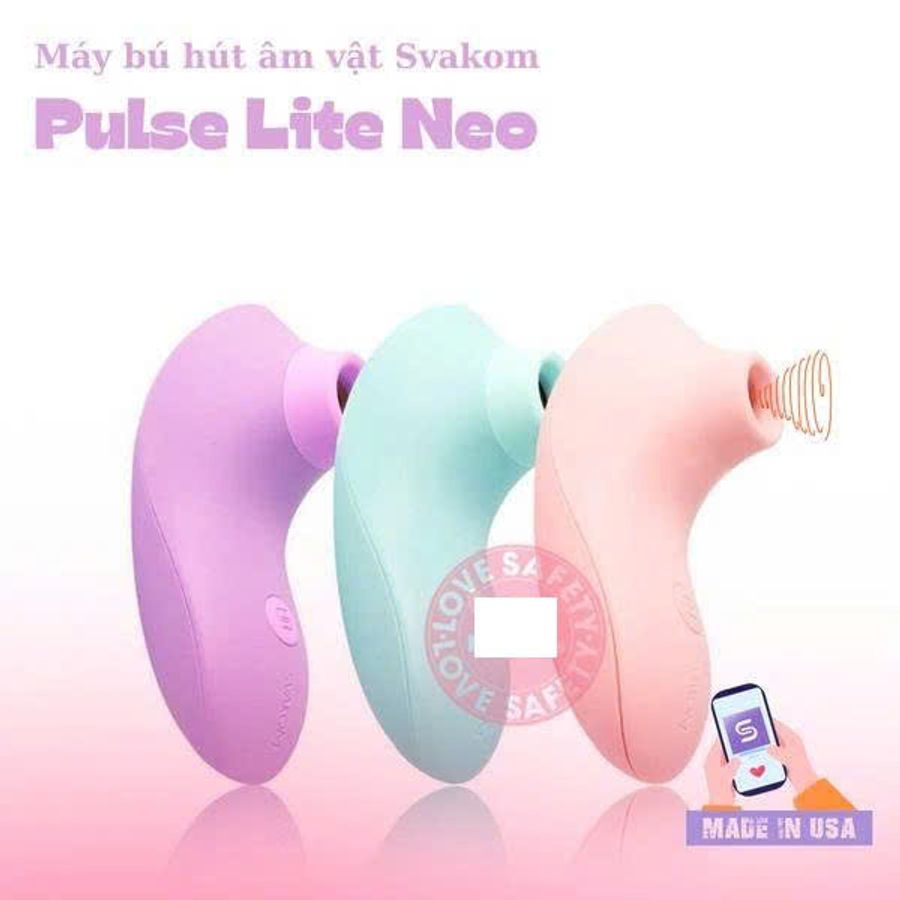 Máy Bú Hút Âm Vật Svakom Pulse Lite Neo Chính Hãng