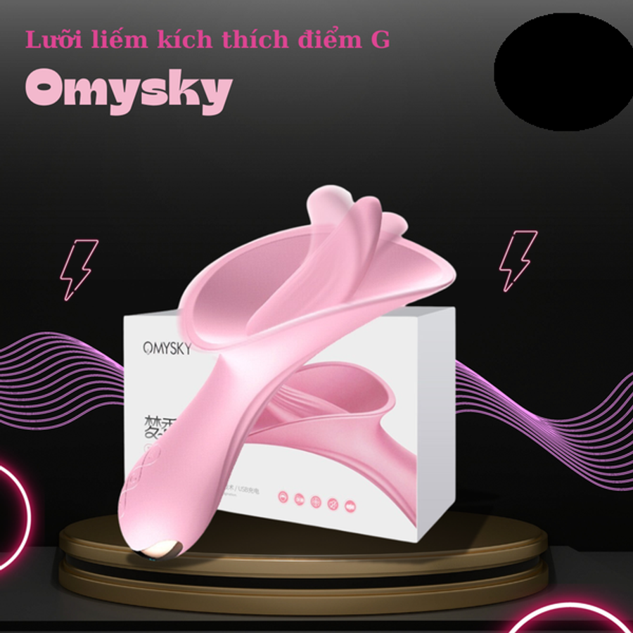 Lưỡi Rung Liếm Omysky 10 Chế Độ Rung Chính Hãng