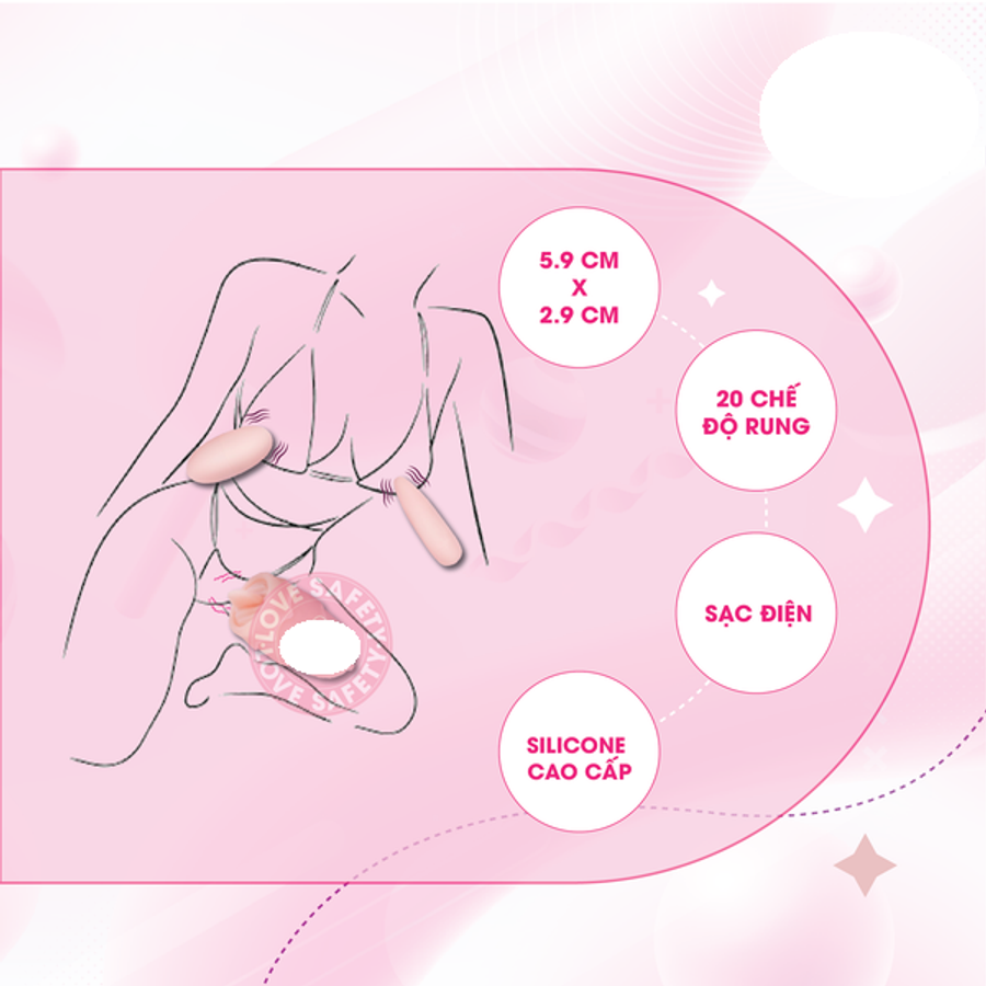 Trứng Rung 3 Trong 1 Tiện Dụng MizzZee 3in1 Có Lưỡi Liếm