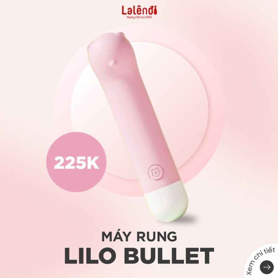 Máy Lilo Bullet massage mini cao cấp dành cho nữ giới giải toả  nhiều chế độ rung chính hãng