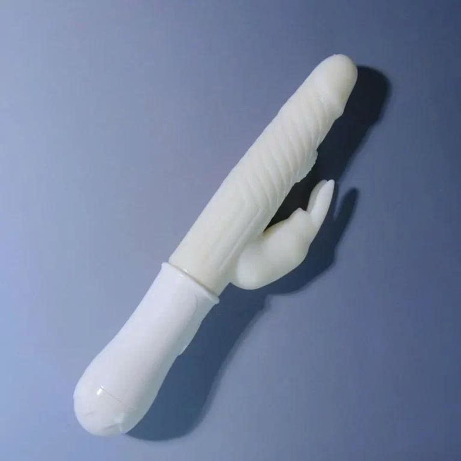 GẬY RUNG NGOÁY CREAMY HẠT XOAY KẾT HỢP TAI THỎ KÍCH THÍCH ĐA ĐIỂM 10 CHẾ ĐỘ