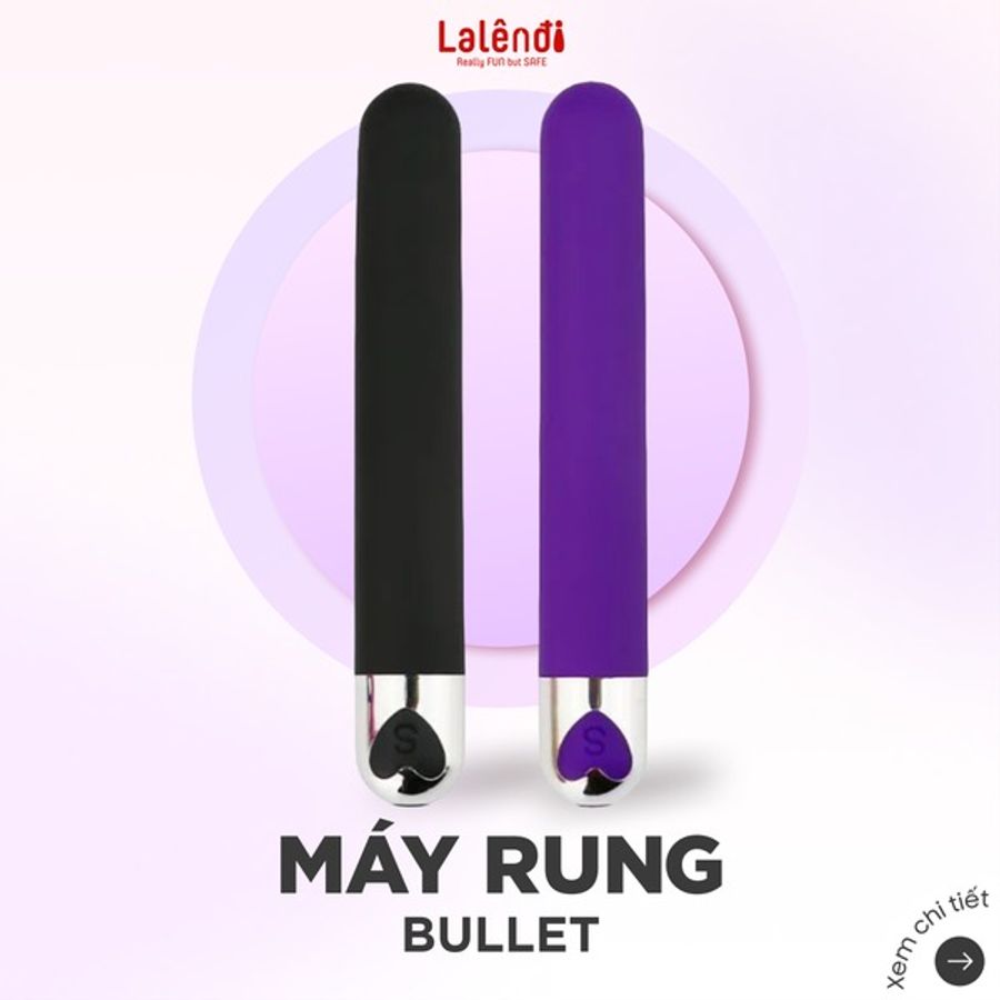 Máy massage cao cấp dành cho nữ giới giải toả dạng Son Đầu Kim Loại nhiều chế độ rung chính hãng