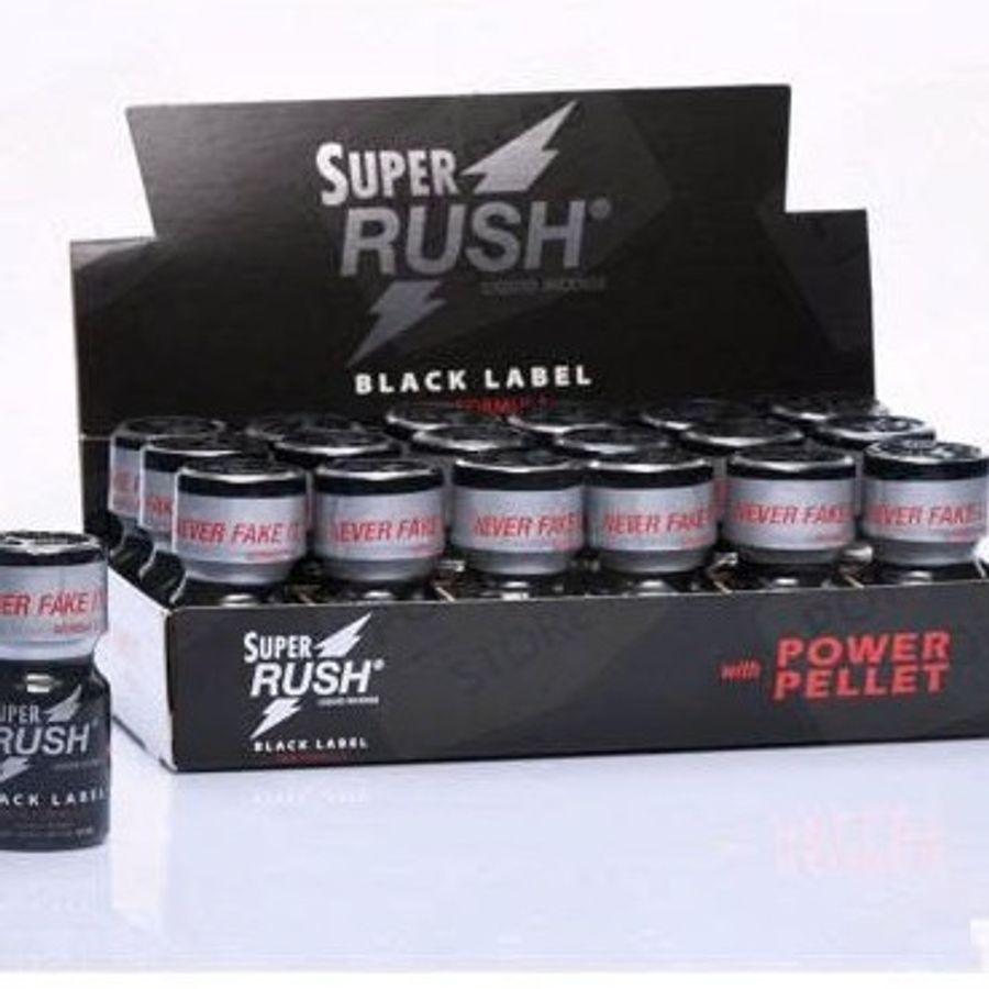 Chai hít tăng khoái cảm Popper PWD USA Super Rush Black Label Chai 10ml Chính hãng Mỹ