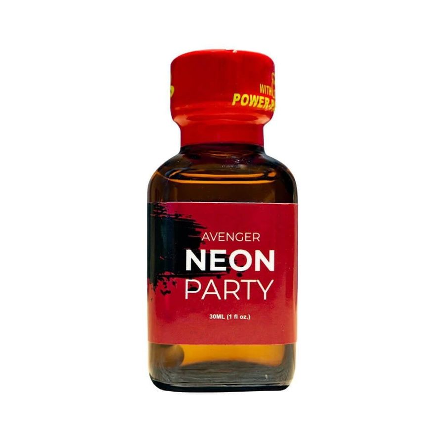 Chai hít tăng khoái cảm Popper PWD Avenger Neon Party Red - Chai 30ml Chính Hãng Mỹ