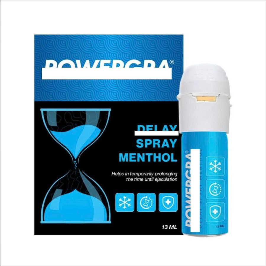 Chai xịt khử mùi vùng kín nam giới P0werga Menth0l 30ml