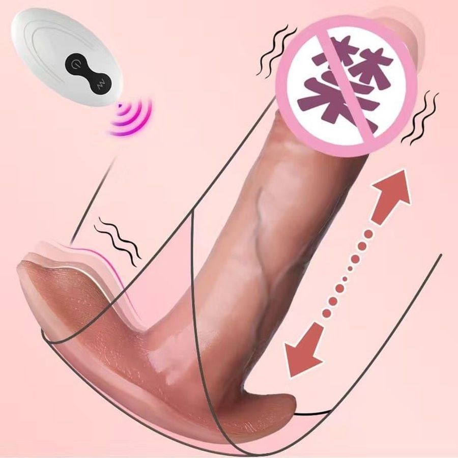 DV giả Massage Sử Dụng Đa Năng Có Điều Khiển Từ Xa, Nhiều Chế Độ Rung Thụt, Siêu Mềm Size Nhỏ Sạc Điện