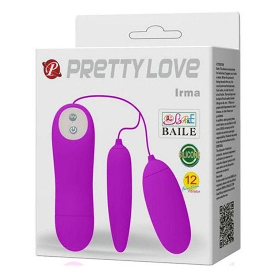 Sale 50% Rẻ sập sàn Trứng Rung Pretty Love Irma Rung nhiều chế độ dành cho nữ chính hãng