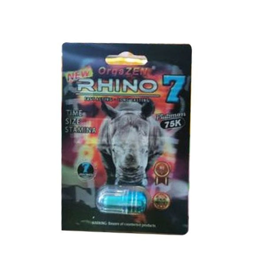 Viên uống tăng cường sinh lực và kéo dài dành cho nam Rhino 7 - Vĩ 1 Viên