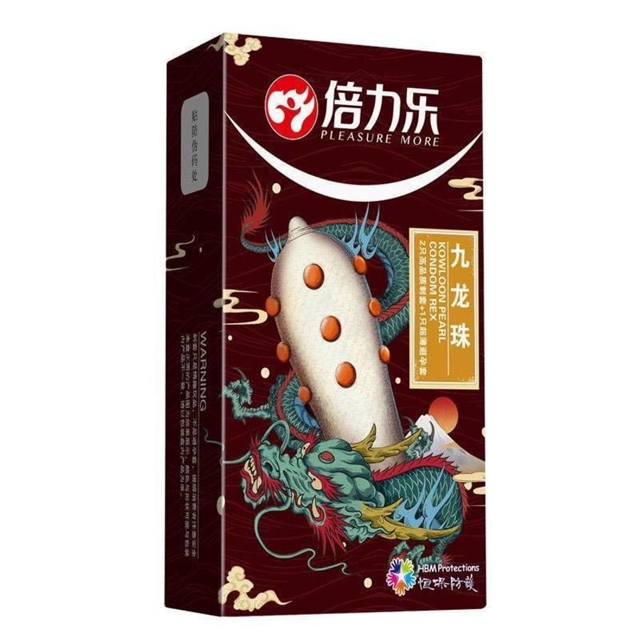 Bao Cao Su Con Rồng Kiểu Bi nổi 3D - Hộp 4 Cái