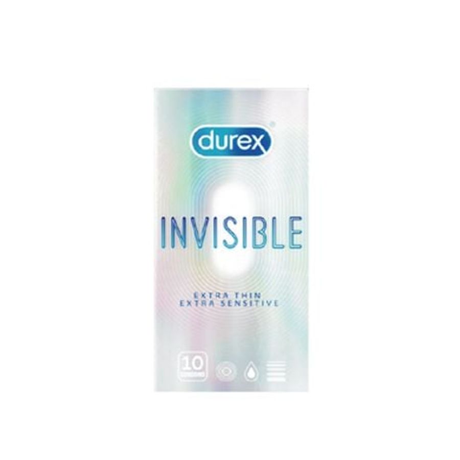 Bao Cao Su Durex Invisible Chính Hãng - Hộp 10 Cái