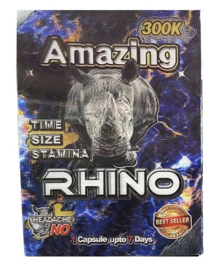 Viên uống tăng cường sinh lý nam Amazing Rhino 300K cao cấp 1 Viên 7 Ngày