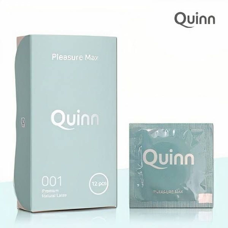 Bao Cao Su Quinn 0.01 Pleasure Max - Hộp 12 Cái
