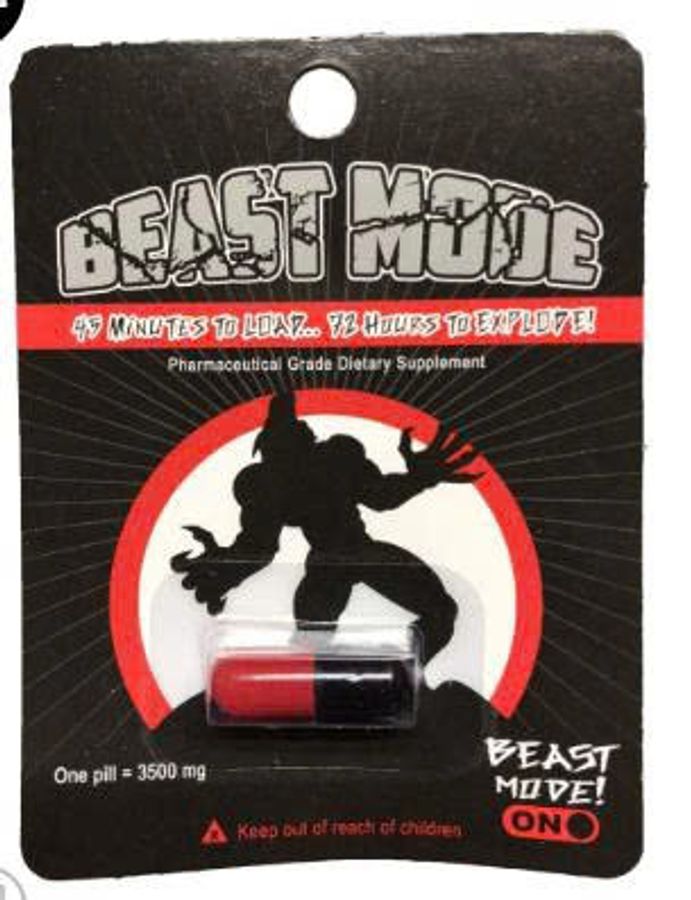 Viên uống tăng cường sinh lý nam Beast Mode ME-72 Beast Mode cao cấp 1 Viên 7 Ngày
