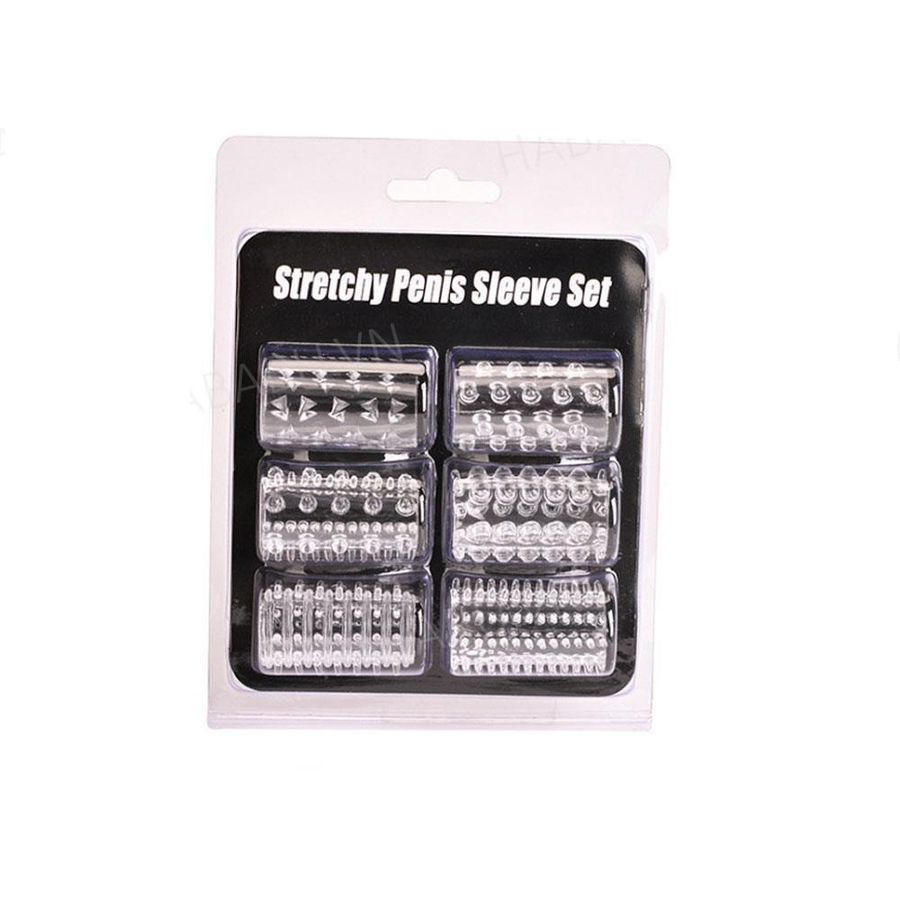 BỘ BAO CAO SU ĐÔN DÊN KHÚC GIỮA GAI VỈ 6 CÁI CAO CẤP CHÍNH HÃNG