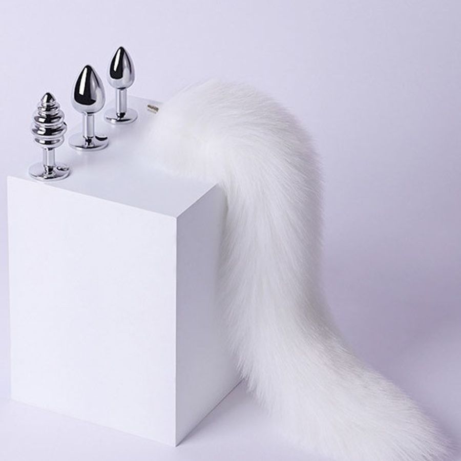 PHÍCH CẮM HẬU MÔN TRÁI TIM INOX ĐUÔI CÁO GIÁ RẺ CAO CẤP