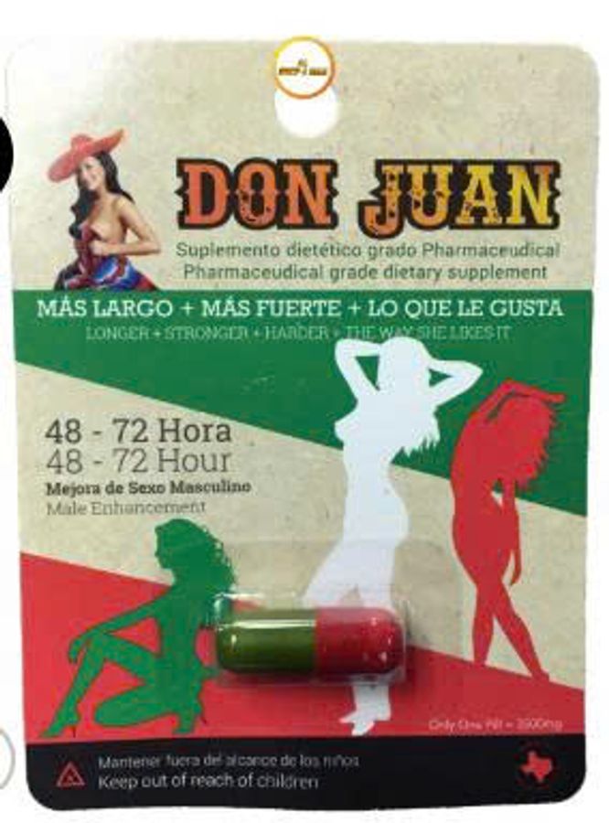 Viên uống cao cấp tinh chất thiên nhiên dành cho phái mạnh Don Juan ME-72 1 Viên