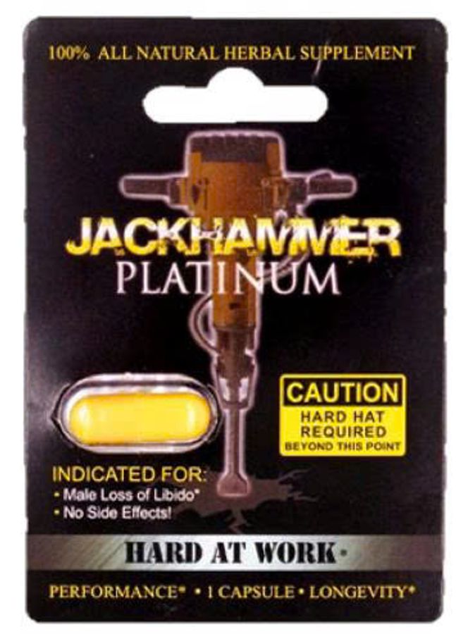 Viên uống cao cấp tinh chất thiên nhiên dành cho phái mạnh Jackhammer Platinum 1 Viên 369976