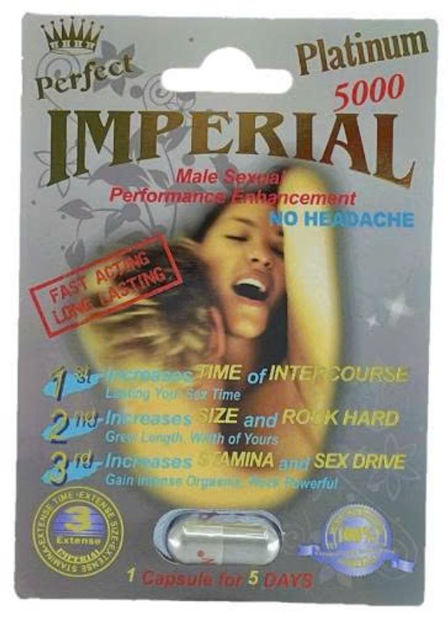 Viên uống tăng cường sinh lý nam Imperial Platinum 5000mg cao cấp 1 Viên 7 Ngày