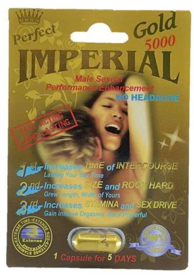 Viên uống tăng cường sinh lý nam Imperial Gold 5000mg cao cấp 1 Viên 7 Ngày