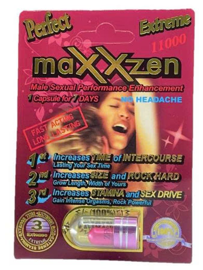 Viên uống tăng cường sinh lý nam Maxxzen Extreme 11000mg cao cấp 1 Viên 7 Ngày