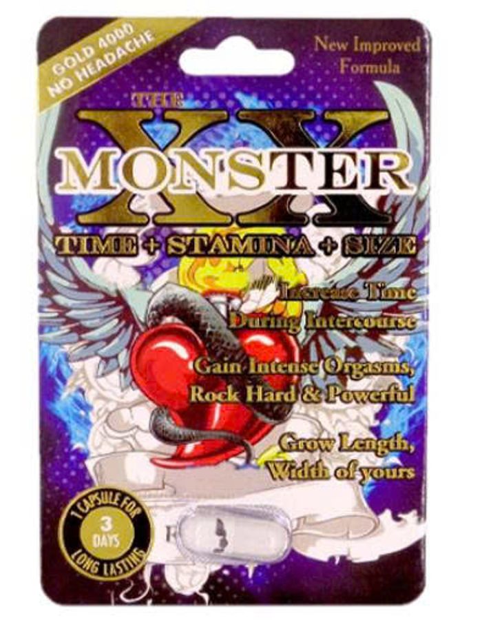 Viên uống cao cấp tinh chất thiên nhiên dành cho phái mạnh Monster XX 4000mg 1 Viên