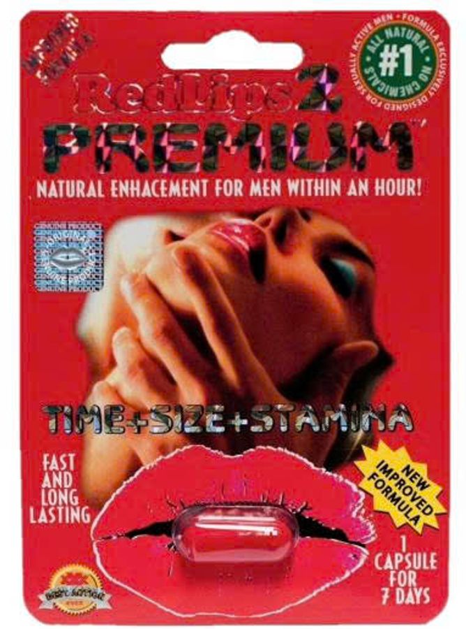 Viên uống tăng cường sinh lý nam Red Lips 2 Premium Improved ORMULA New cao cấp 1 Viên 7 Ngày