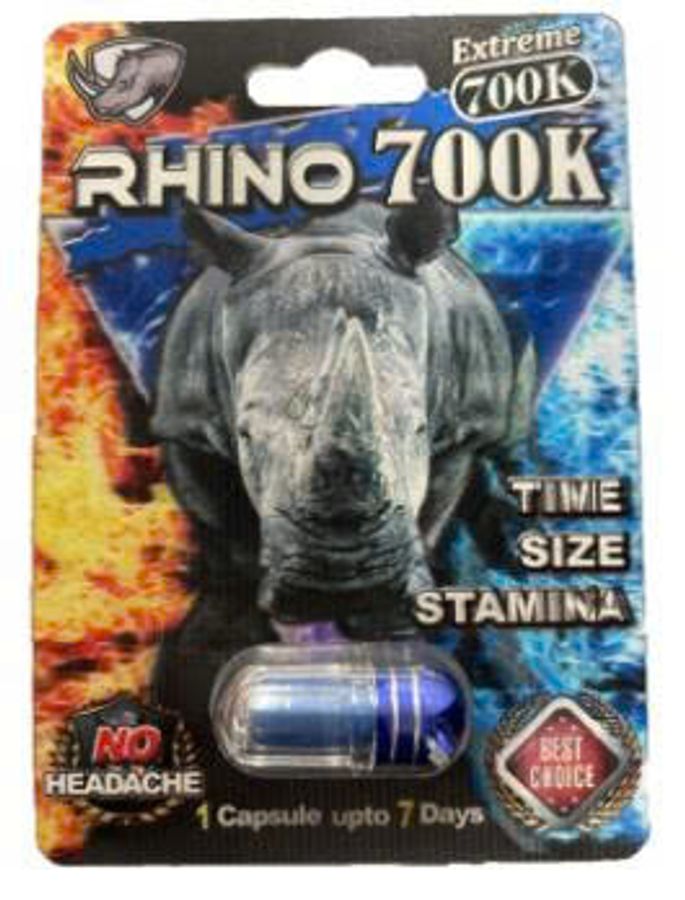 Viên uống cao cấp tinh chất thiên nhiên dành cho phái mạnh Rhino 700000mg Vip Extreme 1 Viên