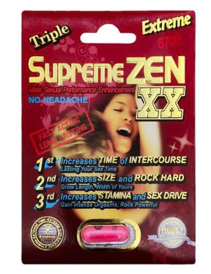 Viên uống cao cấp tinh chất thiên nhiên dành cho phái mạnh Supreme Zen XX Extreme 8700 1 Viên