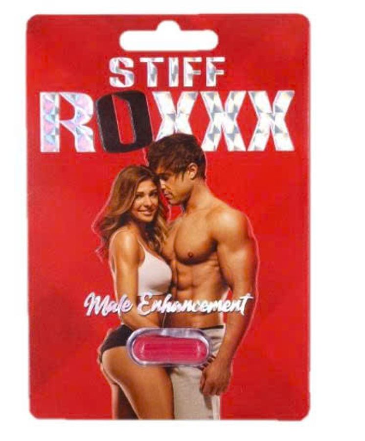 Viên uống cao cấp tinh chất thiên nhiên dành cho phái mạnh Stiff Roxxx Red Male Enhancerient 1 Viên
