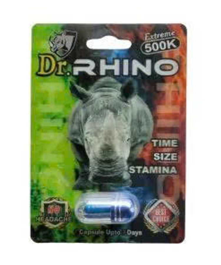 Viên uống tăng cường sinh lý nam Dr. Rhino Extreme 500K cao cấp 1 Viên 7 Ngày