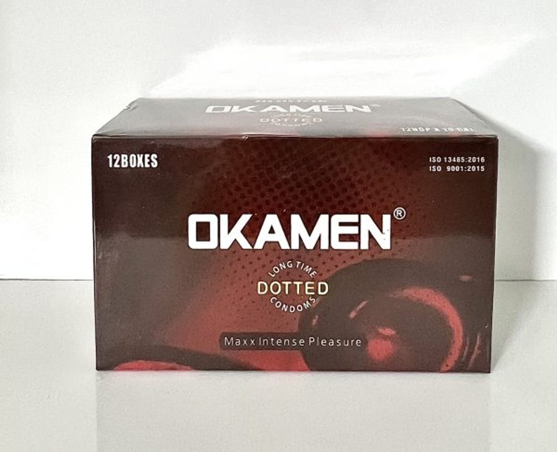 Bao cao su OKAMEN kéo dài thời gian và có gai – hộp 120 cái 367864
