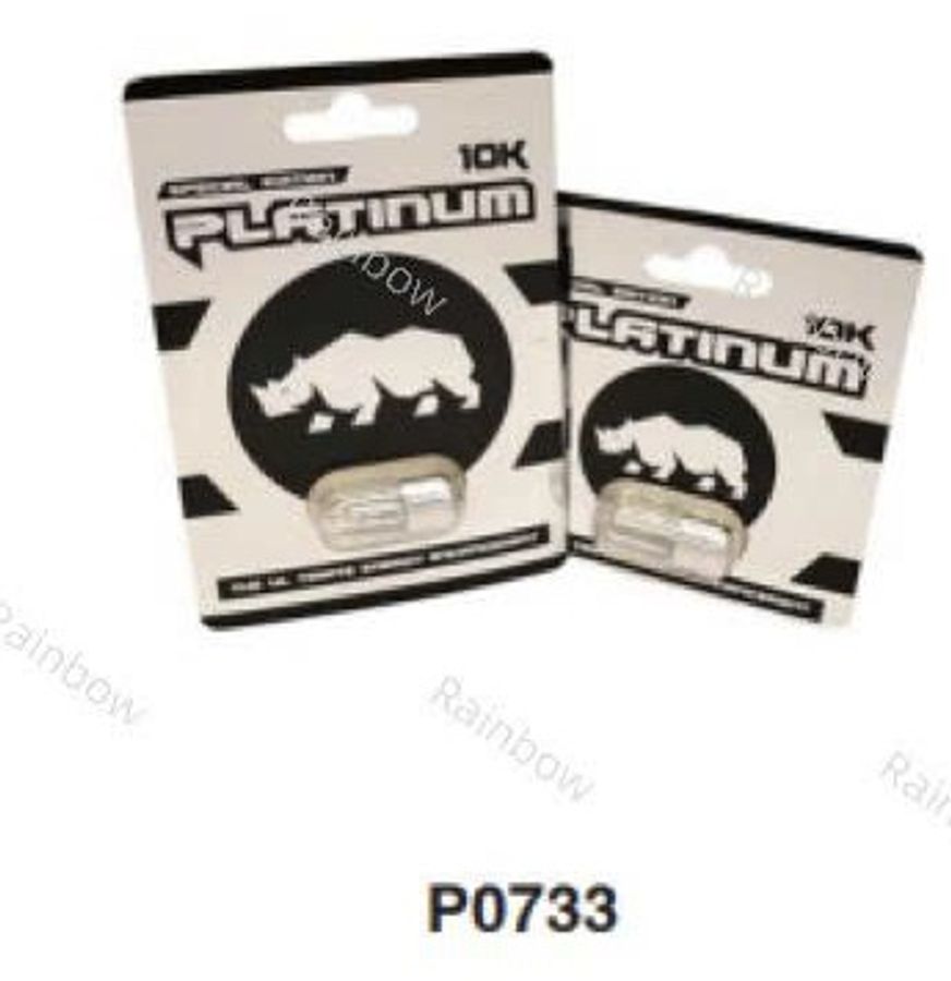 Viên uống tăng cường sinh lý nam Special Edition Rhino 10K Platinum cao cấp 1 Viên 7 Ngày