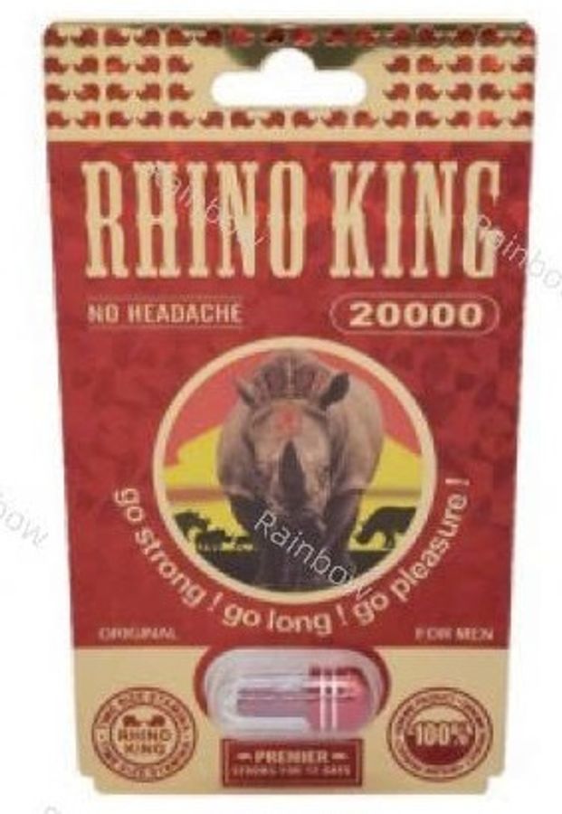 Viên uống cao cấp tinh chất thiên nhiên dành cho phái mạnh Rhino King 20000 1 Viên