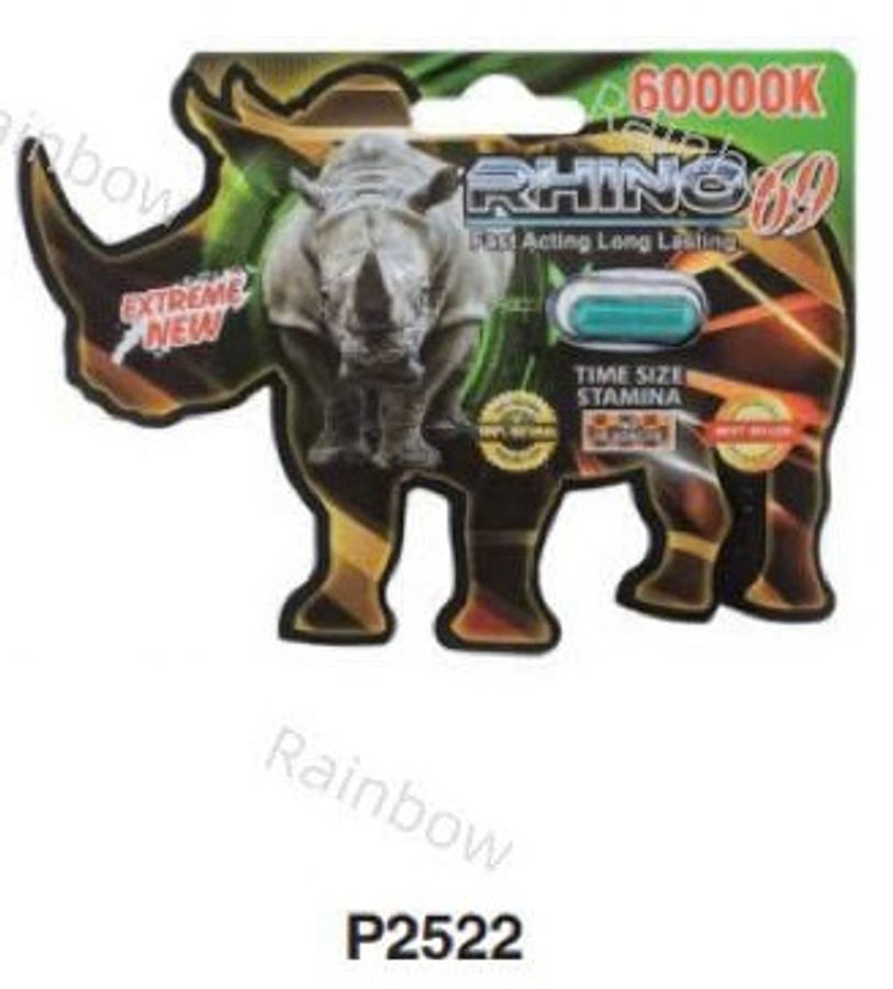 Viên uống tăng cường sinh lý nam Rhino 69 60000K Extreme New cao cấp 1 Viên 7 Ngày