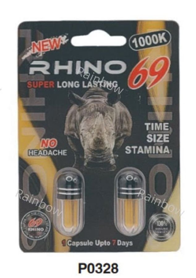 Viên uống cao cấp tinh chất thiên nhiên dành cho phái mạnh Rhino 69 1000K 2 Viên