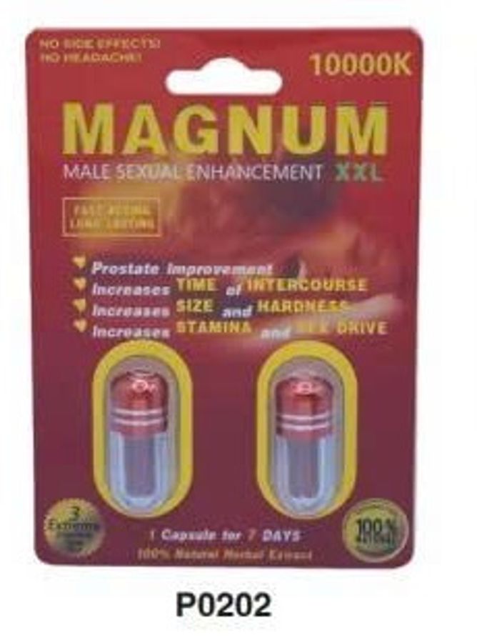Viên uống tăng cường sinh lý nam MAGNUM XXL RED 500K cao cấp 2 Viên 7 Ngày