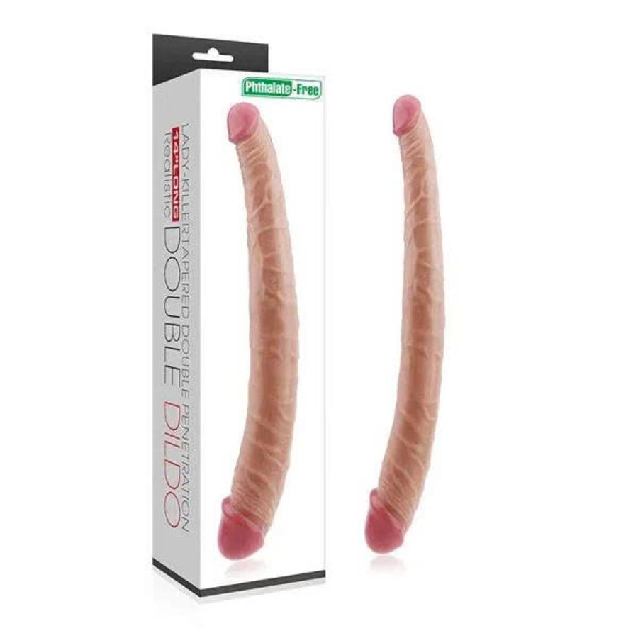 Dương Vật Giả 2 Đầu Silicone Lovetoy Double Dildo 365846