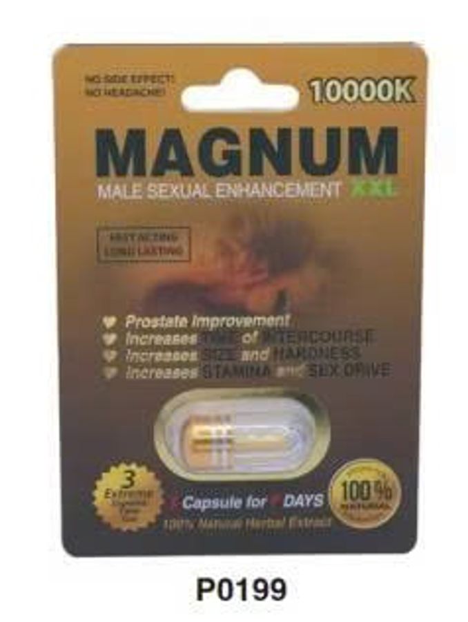 Viên uống tăng cường sinh lý nam MAGNUM XXL 10000K cao cấp 1 Viên 7 Ngày