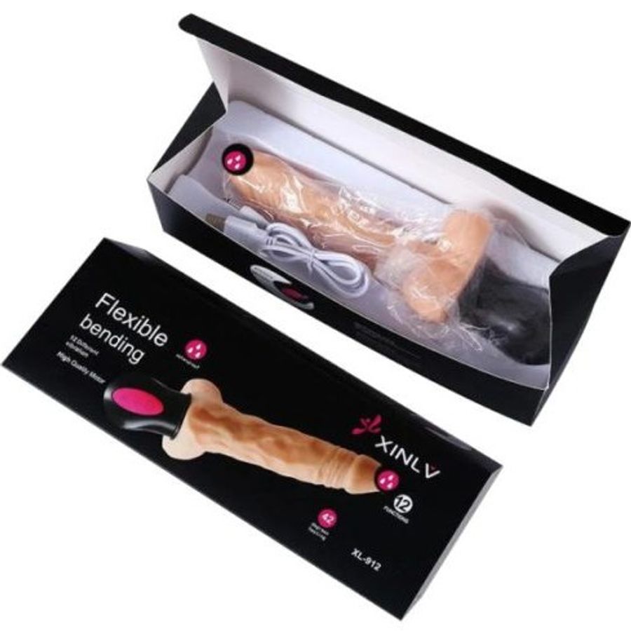 Dương Vật Giả Tỏa Nhiệt Dilbo Flexible Bending XINLV 365636