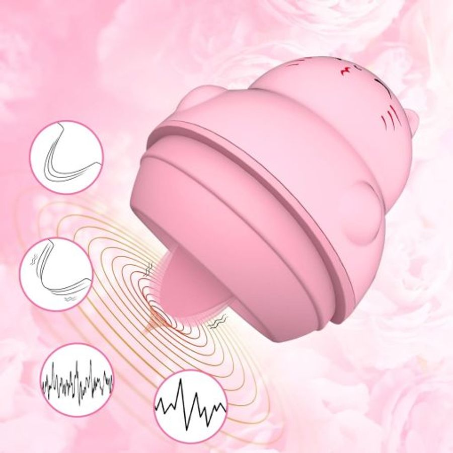 Lưỡi Rung Mini Bé Mèo 10 Chế Cực Phê 365541