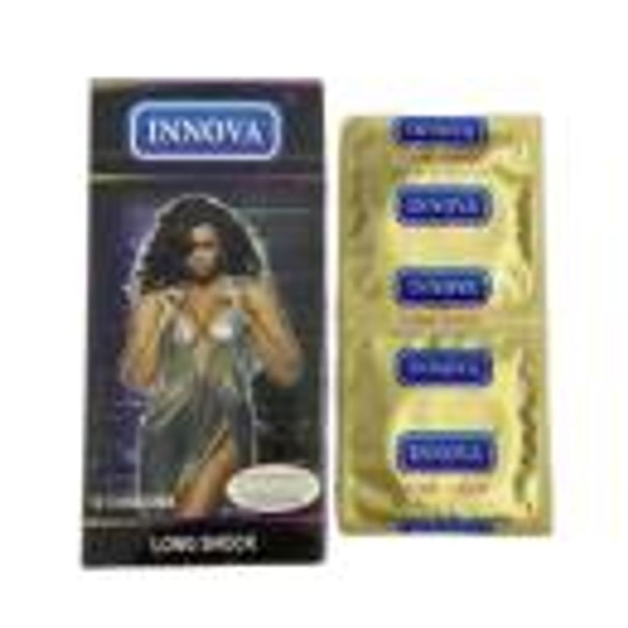 Bao cao su Innova đen gai 12 cái