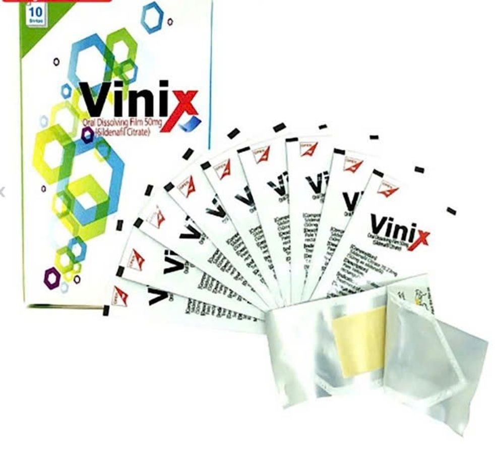 Tem hỗ trợ sinh lực nam giới Vinix 50mg 10 tem
