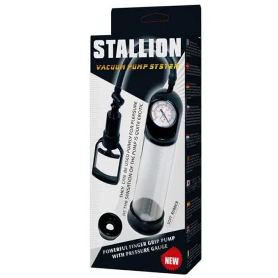 Máy Tập Tăng Kích Thước Dương Vật Tự Nhiên Cao Cấp Có Đồng Hồ Áp Suất Stallion New 364242