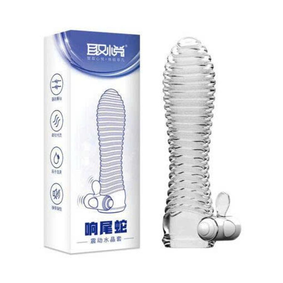 Bao Cao Su Đôn Aichao Rung Rattlesnake Xanh 364023