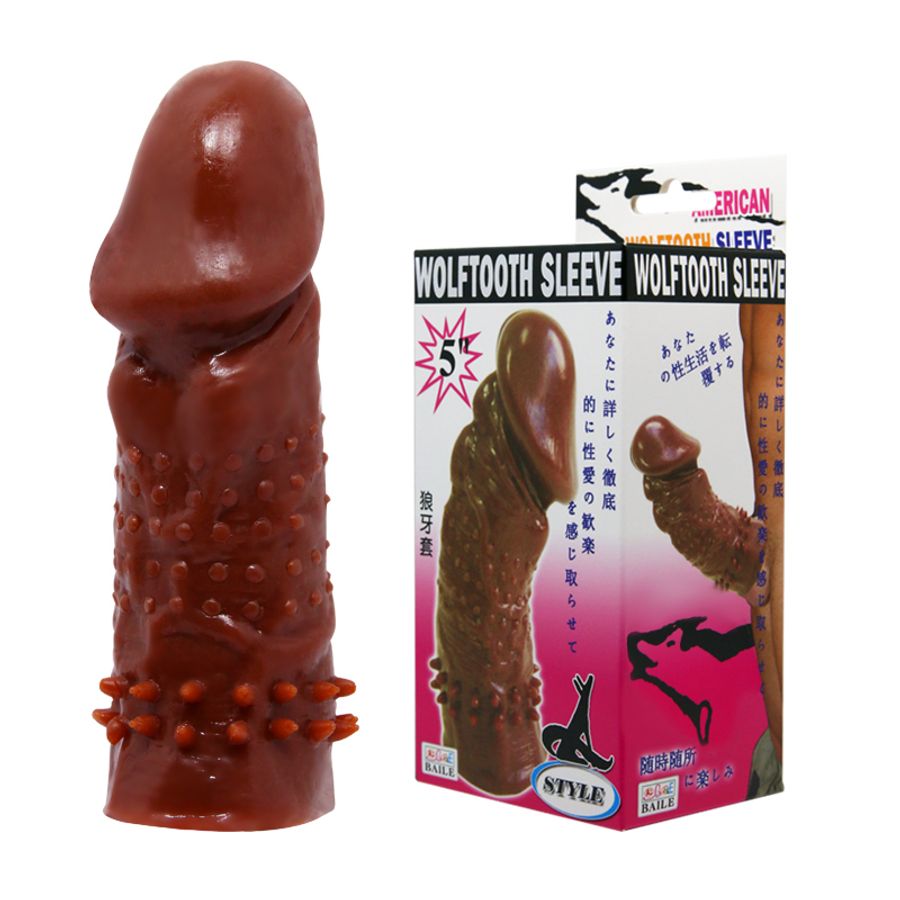 Bao Cao Su Đôn Dên Baile Wolftooth Sleeve Nhiều Gai Màu Nâu 5inch 363497