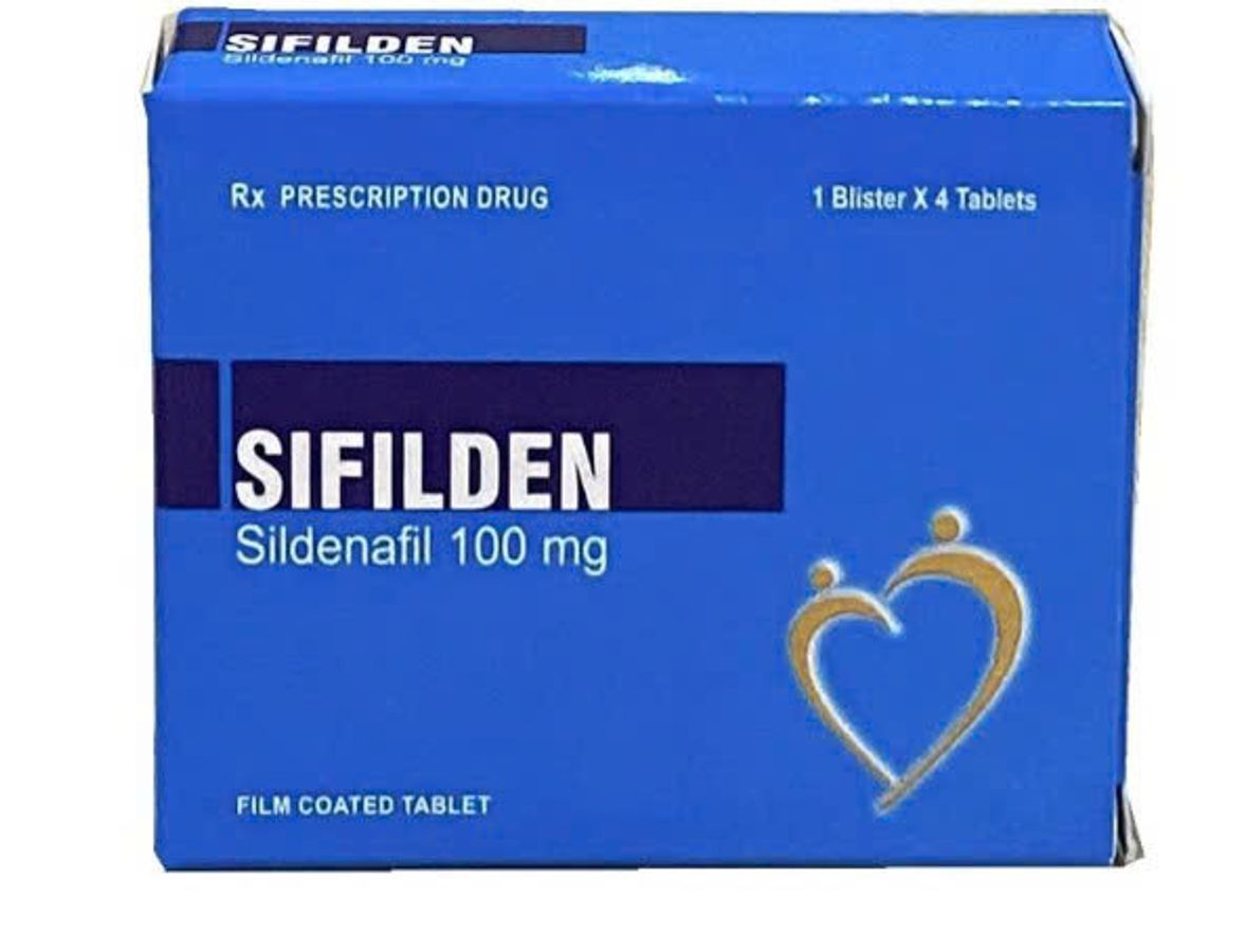 Viên hỗ trợ sinh lực nam giới Sifillden 100mg 4 viên