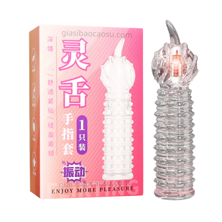 Bao Cao Su Đôn Ngón Tay Cao Cấp JIYU Rung Móc 363348