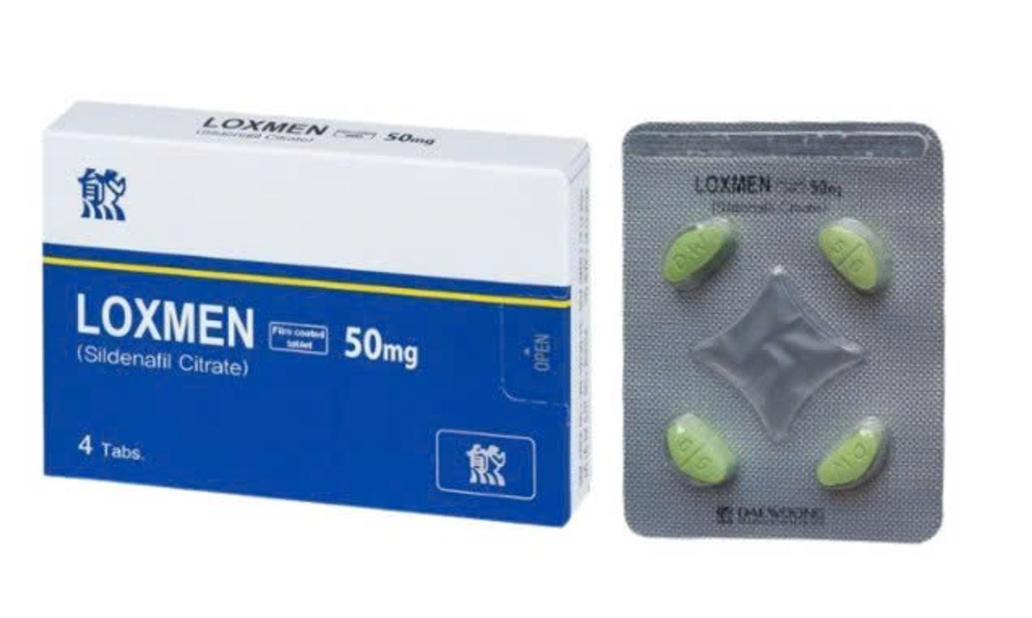 Viên hỗ trợ sinh lực nam giới Loxmen 50mg 4 viên