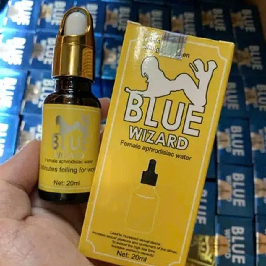 Nước Tăng Ham Muốn Không Màu Không Mùi Cao Cấp Blue Wizard Gold Dung tích 20ml  Chính Hãng