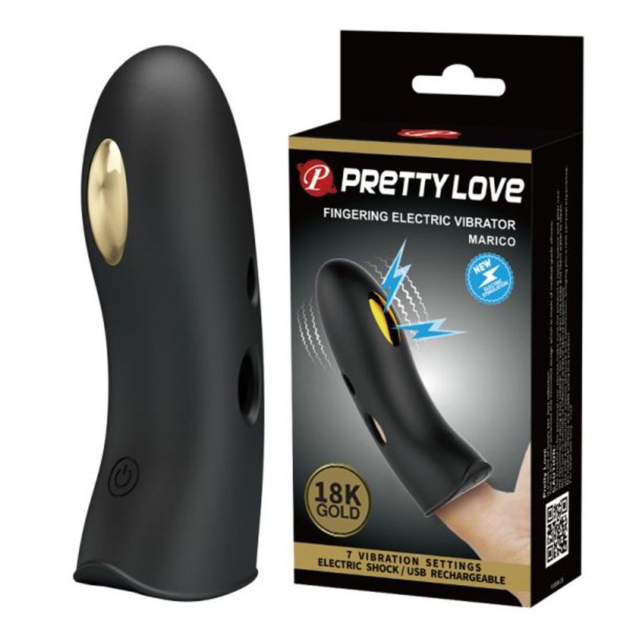 Bao Cao Su Ngón Tay Pretty Love Marico 18k Gold Rung Mạnh Pin Sạc Chính Hãng 363150